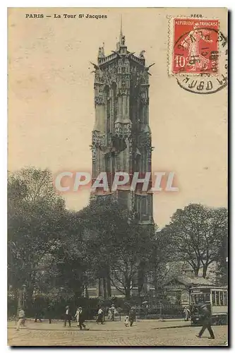 Cartes postales Paris La Tour St Jacques