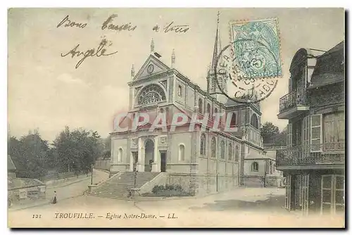 Ansichtskarte AK Trouville Eglise Notre Dame