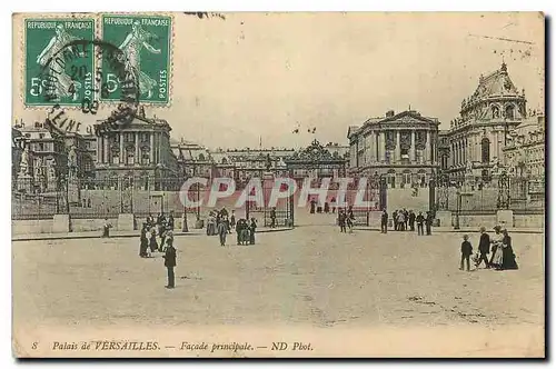 Cartes postales Palais de Versailles Facade principale