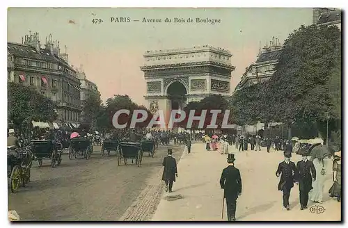 Cartes postales Paris Avenue du Bois de Boulogne