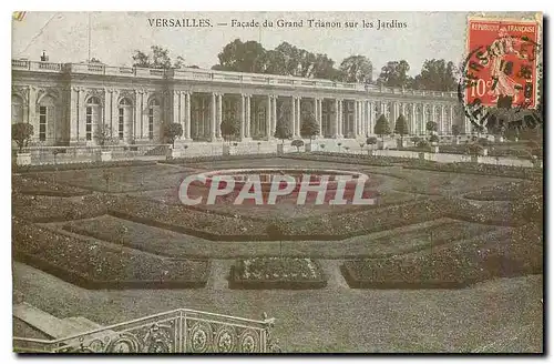 Cartes postales Versailles Facade du Grand Trianon sur les Jardins