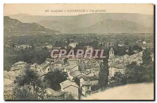 Cartes postales Dauphine Sassenage Vue generale