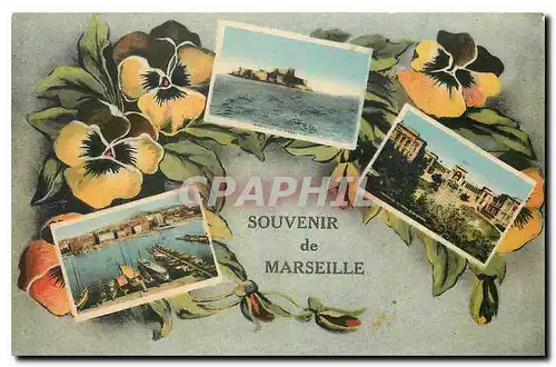 Cartes postales Souvenir de Marseille