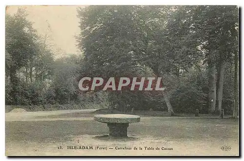Cartes postales L'Isle Adam Foret Carrefour de la Table de Cassan