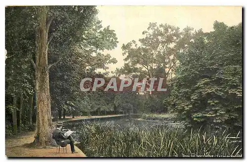 Cartes postales Bois de Boulogne Le lac de Madrid