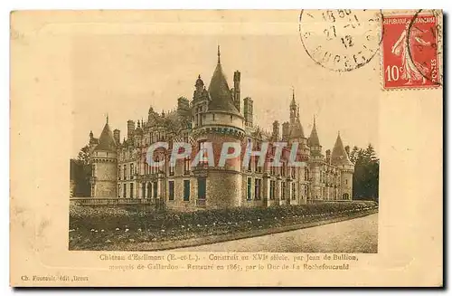 Ansichtskarte AK Chateau d'Esclimont E et L Duc de la Rochefoucauld