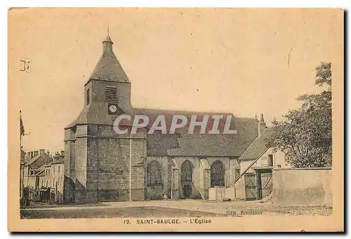 Cartes postales Saint Saulge l'Eglise