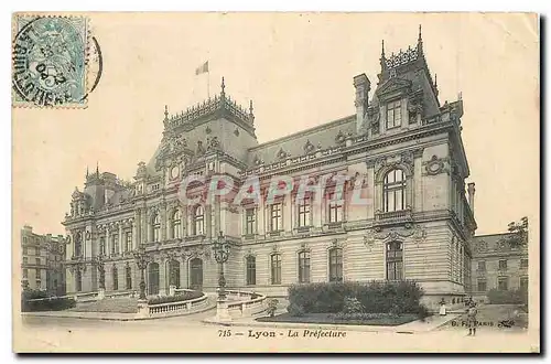 Cartes postales Lyon La Prefecture