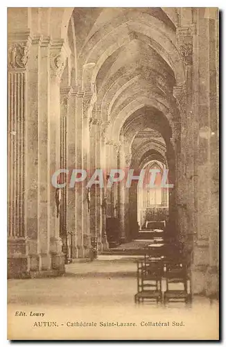 Cartes postales Autun Cathedrale Saint Lazare Collateral Sud