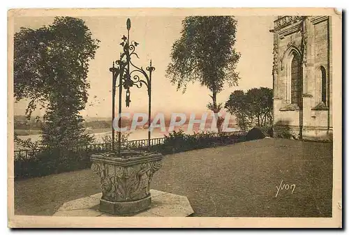 Cartes postales Chateaux de la Loire Chateau de Chaumont sur Loire Le Vieux Puits et la Chapelle