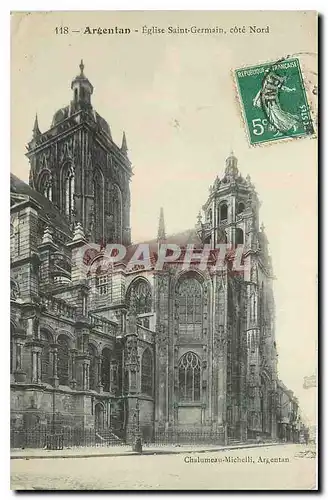 Cartes postales Argentan Eglise Saint Germain cote Nord