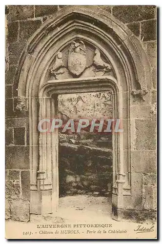 Cartes postales l'Auvergne Pittoresque Chateau de Murols Porte de la Chatelaine