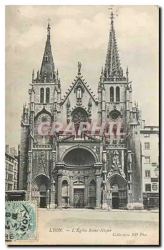 Cartes postales Lyon L'Eglise Saint Nizier