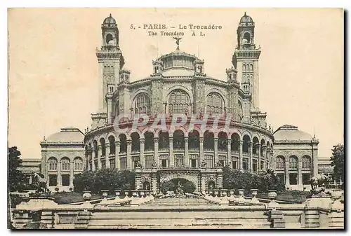 Cartes postales Paris Le Trocadero