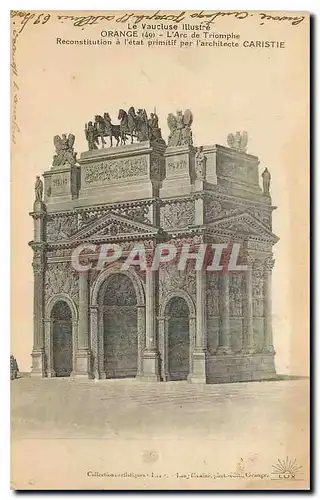 Cartes postales Le Vaucluse Illustre Orange L'Arc de Triomphe