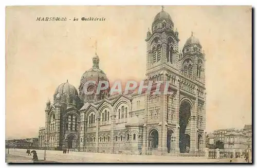 Cartes postales Marseille La Cathedrale