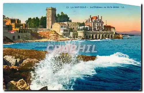 Cartes postales La Napolule Le Chateau vu de la Jatee