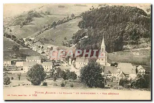 Cartes postales Notre Alsace Le Village Le Bonhomme Vue generale