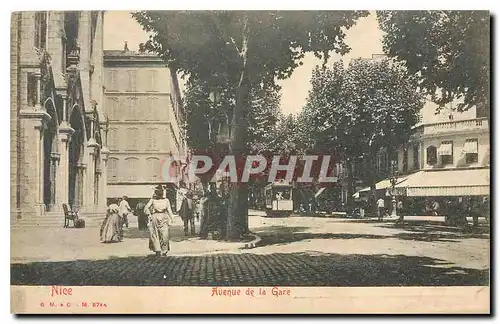 Cartes postales Nice Avenue de la gare