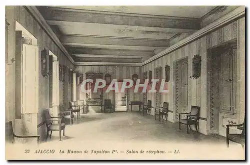 Ansichtskarte AK Ajaccio La Maison de Napoleon I Salon de reception