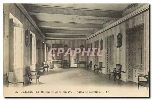 Cartes postales Ajaccio La Maison de Napoleon I Salon de reception