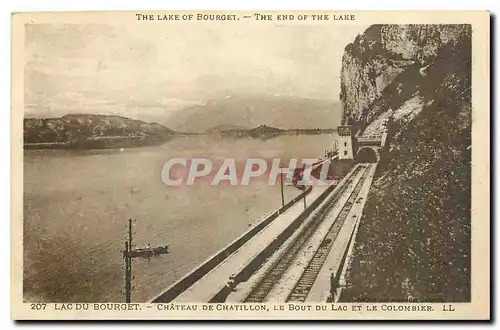 Ansichtskarte AK Lac du Bourget Chateau de Chatillon Le Bout du Lac et le Colombier