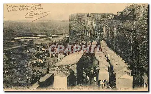 Cartes postales Saint Malo L'eventail et la Tour des Dames