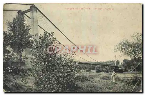 Cartes postales Verdun sur Garonne Pont sur la Garonne