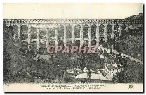 Cartes postales Environs de Marne L'Aqueduc de Roquefavour