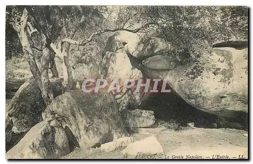 Cartes postales Ajaccio La Grotte Napoleon L'Entree