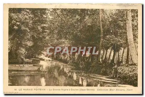Cartes postales Le Marais Poitevin La Grande Rigole a Coulon Deux Sevres