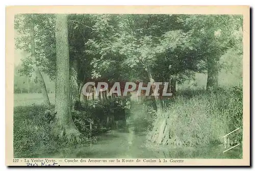 Ansichtskarte AK La Venise Verte Conche des Amoureux sur la Route de Coulon a la Garette