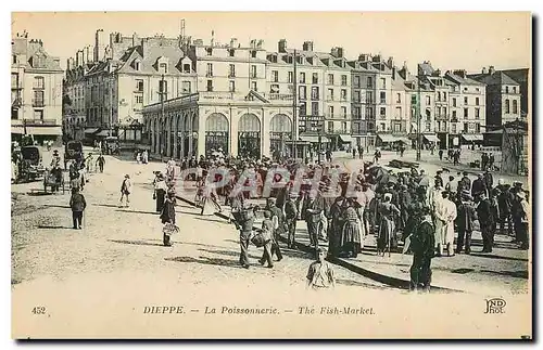 Cartes postales Dieppe La Poissonnerie