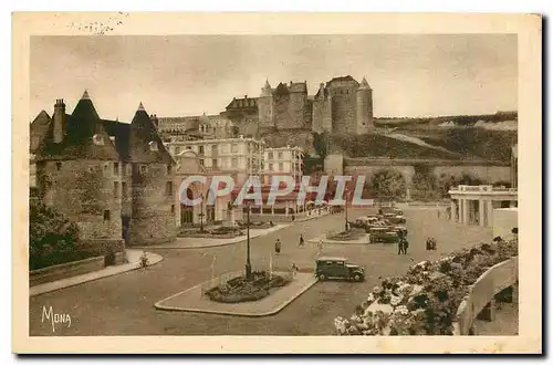 Cartes postales Les Petits Tableaux de Normandie Dieppe Les Tourelles Le Theatre la Chateau et l'Esplanade