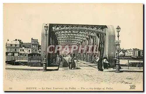 Cartes postales Dieppe Le Pont Tournant du Pollet