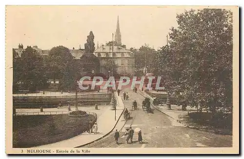 Cartes postales Mulhouse Entree de la Ville