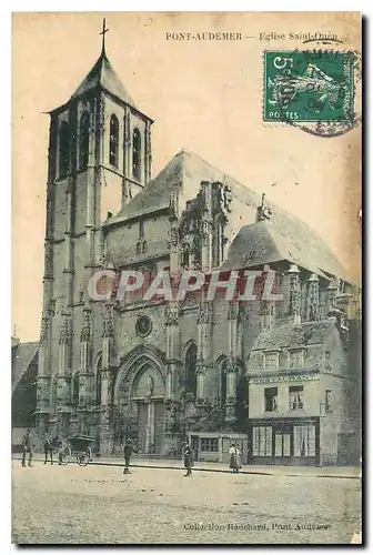 Cartes postales Pont Audemer Eglise Saint Ouen
