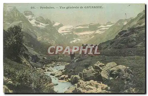 Ansichtskarte AK Pyrennes Vue generale de Gavarnie