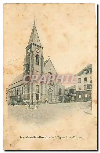 Cartes postales Issy les Moulineaux l'Eglise Saint Etienne