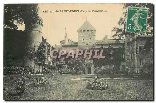 Cartes postales Chateau de Saint Point Facade Principale
