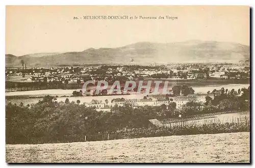 Cartes postales Mulhouse Dornach et le Panorama des Vosges