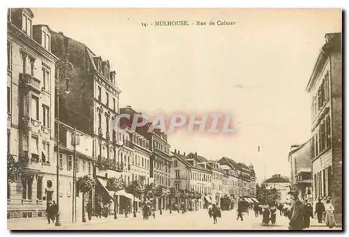 Cartes postales Mulhouse Rue de Colmar