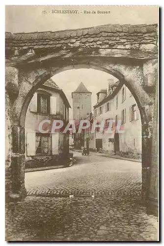 Cartes postales Schlestadt Rue de Bornert
