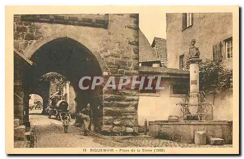 Cartes postales Riquewihr Place de la Sinne