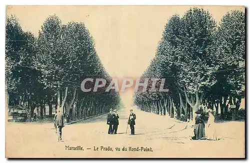 Cartes postales Marseille Le Prado vu de Rond Point