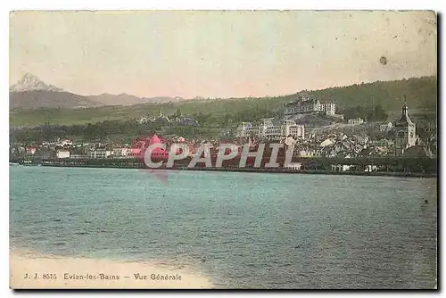 Cartes postales Evian les Bains Vue Generale