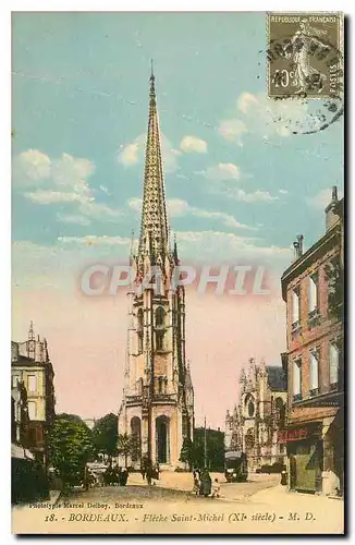 Cartes postales Bordeaux Fleche Saint Michel