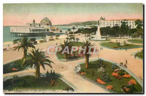 Cartes postales Nice Les Jardins