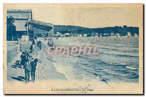 Ansichtskarte AK Les Sablettes La Plage