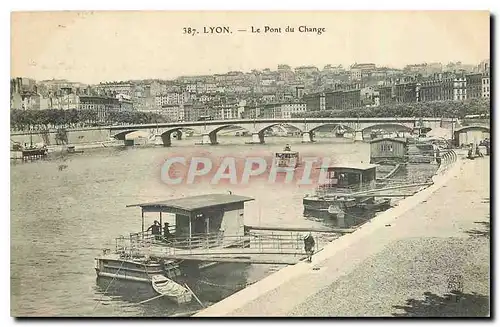 Ansichtskarte AK Lyon Le Pont du Change